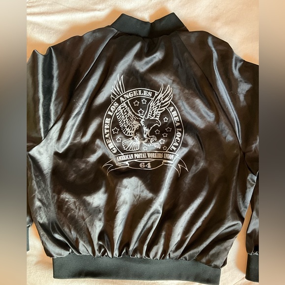 VINTAGE Los Angeles Area Local Graphic Wind Breaker Jacket Made in USA - Picture 4 of 6
